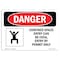 Signmission OSHA Danger Sign, Confined Space Entry Can Be Fatal, 18in X 12in Rigid Plastic, OS-DS-P-1218-L-1087 OS-DS-P-1218-L-1087 - alternate 1